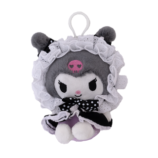 Sanrio Characters Fluffy Lolita Dress with Bonnet Clip-on Mascot