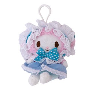 Sanrio Characters Fluffy Lolita Dress with Bonnet Clip-on Mascot