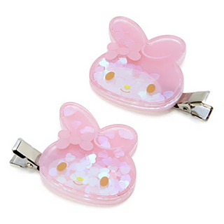 Sanrio Character Face Sparkle Bangs Clip Set