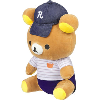 Rilakkuma Striped Shirt Medium Plush