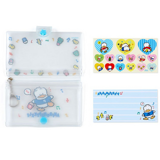 Sanrio Memo & Sticker with Case Keychain