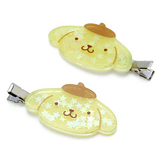 Sanrio Character Face Sparkle Bangs Clip Set