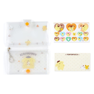 Sanrio Memo & Sticker with Case Keychain