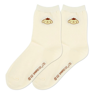 Sanrio Characters Minimal Face Crew Adult Socks