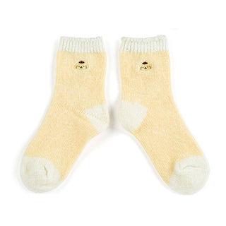 Sanrio Characters Embroidered Chenille Adult Socks