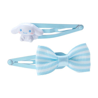 Sanrio Striped Ribbon Hair Clip Set