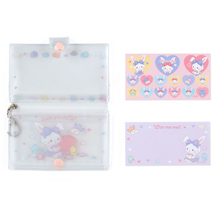 Sanrio Memo & Sticker with Case Keychain